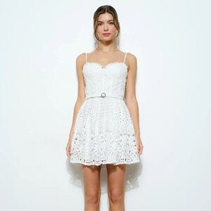 NWT Ina Sweetheart Lace Bustier Mini Dress size S